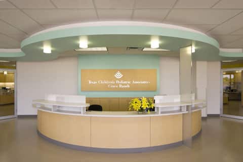 Texas Children's Pediatric reception desk
